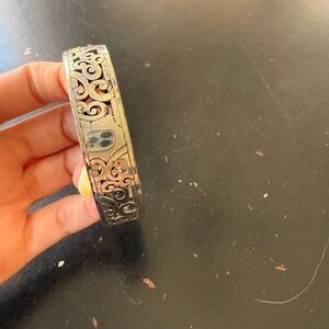 Elegant Silver Filigree Bangle